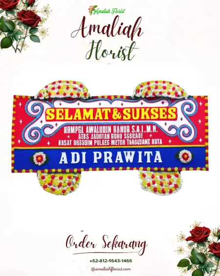 Papan Bunga Ucapan Selamat Mane